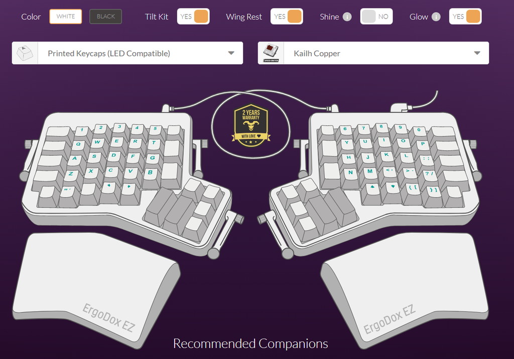 なんでも自分で選べる変態キーボード「Ergodox