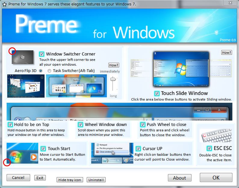 Windows7 Tweakな”Preme for Windows 7″